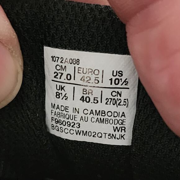 Asics Upcourt 5 Women's Athletic Volleyball Shoes Sneakers Size 10.5 Black - Picture 9 of 9